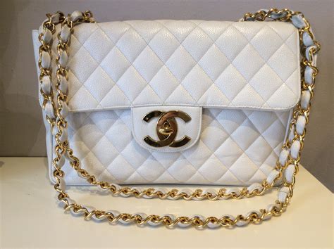 borsa chanel bianca bonheur